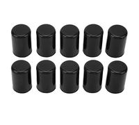 KIMISS Universal Silicone Blanking Cap for Intake Vacuum Hose Tube End Bung Plug Inner Diameter 14mm + Durable Rubber Vacuum Cap + Compatible with Automotive and Industrial Applications (Black)