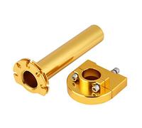 KIMISS Universal Throttle Twist Grips,7/8" 22mm Handlebar Throttle Twist Grips Accelerator for Motorcycle Scooter Dirt Bike (Gold)//motorcycle universal throttle gold