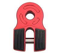 KIMISS Universal Winch Shackle Mount 30000Lbs Loading Iron Pin Rubber Guard for ATV Pickup - D Ring Shackle Mount - Automotive/Exterior Accessories/Towing Products & Winches/Winch (Red)