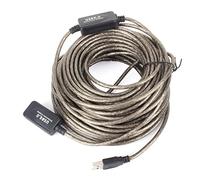 KIMISS USB 2.0 Extension Cable 20M - Type A Male to Female Extender for Printers, Keyboards, More - High Speed Data Transfer Up to 480 Mbps