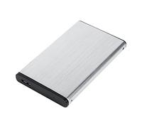 KIMISS USB 3.0 To 2.5III Enclosure, Tool- External Hard Drive Case SSD & , Compatible with and , Up To 6Gbps, Fit , - Silver (Silver)