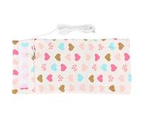 KIMISS USB Baby Bottle Warmer, Warmers Portable Travel Infant Feeding Conant Temperature Heater Heart Thermostat Heated Cover (Heart Shaped)