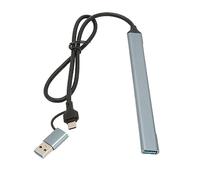 KIMISS USB C Hub 7 Port Multiport Adapter For, Laptop - 5Gbps Aluminium Docking Station with USB 3.0 Support For Easy Connections
