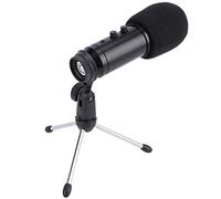 KIMISS USB Condenser Phone for Computer Karaoke, Studio Vocals, Meeting, Instrument Accompaniment, Live Streaming - for Recording and Singing