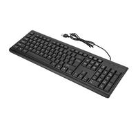 KIMISS USB Wired Keyboard 104 Keys Silent Mute Design for Business PC and Laptop - Ergonomic Comfortable Use, Plug and Play Compatibility, T15 Model