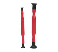 KIMISS Valve Lapping Tool Hand Valve Lapping Tool Grinding Sticks Manual 2pcs Double Ended Red Ergonomic Handle with Rubber Suction Cups