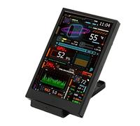 KIMISS Versatile Computer Temp Monitor 3.5 Inch IPS Dimmable Dual USB C Customizable Theme Editor PC CPU Data Monitor for GPU RAM Time Perfect for Optimum System Performance