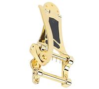 KIMISS Vibrato Bridge Replacement with Hand Crank Stringed Instrument Accessories Guitar Tailpiece Tremolo Bridge - - High Performance Musical Instruments (Gold)
