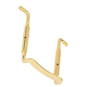 KIMISS Violin Chinrest Screw Clamp - 2 Pack Brass Hardware Fiddle Parts, Music Accessories, Silver Finish, Fit Most Violins (Gold)