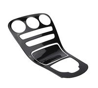 KIMISS w205 Center Console Gear Panel Frame Trim,ABS 2Pcs Center Console Panel Decoration Cover Trim for Replacement for C-Class W205/GLC-Class W253 15-18(Carbon Fiber)