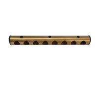 KIMISS Wall Mounted Wine Rack - 8 Holes Metal Wine Bottle Storage for Home Kitchen and Bar - Elegant Design for Red (Gold)