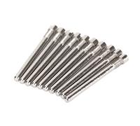 KIMISS Watch Strap Link Pins 10pcs Watch Strap Screw Tube Steel Precise Professional Lightweight Wear Band Screw Link Pin (18.5 * 1.0 M1.2)