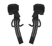 KIMISS Weight Lifting Hooks for Men & Women - 1 Pair Workout Wrist Hooks Pull Up Strap Non-slip Grips Wristband Power Training