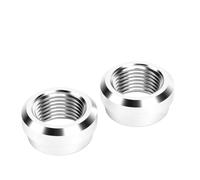 KIMISS Weld On Bung Fitting 3/8in Npt Aluminum Alloy 6061-T6 | Fuel Tank Connector, Intercooler Piping, 3/8in Npt Female Thread, 1500 Psi, 6061-T6 Aluminum Alloy Material