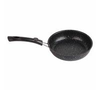 KIMISS Wheat Rice Stone, Frying Pan Stainless Steel Ergonomic Handle Fast Even Omelette Small Egg Stone Pan Nonstick 12cm 16cm Conduction Antistick Cooking Skillet for Bacon Steak (18CM)