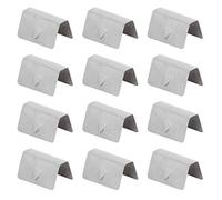 KIMISS Wind Deflector Clips,12Pcs Car Wind Rain Deflector Channel Stainless Steel Fixing Retaining Clips Fit for HEKO G3