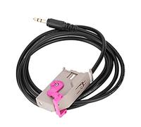 KIMISS Wire Cable ，Car Aux in E Navigation Male 3.5mm Audio Jack 32Pin Wire Cable for A4 a6