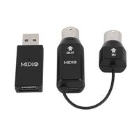 KIMISS Wireless MIDI Adapter - Professional MIDI to USB Converter for Digital Piano, Keyboard, and Devices - Low Latency Adapter for OS X and