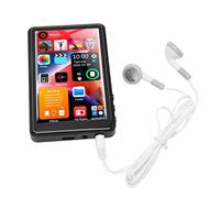 KIMISS X20 4.0 Inch 5.0 MP3 Music Player with Full Touch Screen, HiFi Sound, 16GB Built-in Memory, Expandable Up to 256GB, FM Radio, and Multimedia Features (Black)
