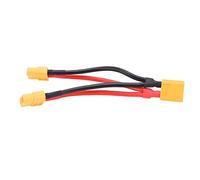 KIMISS XT60 Parallel Battery, Cable Dual Extension Y Splitter Connector 1 Male to 2 Female Silicone Wire for RC Batteries