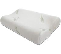 Kimko Memory Foam Bed Pillows Soft Slow Rebound Contour Cervical for Neck Support and Pain Relief Home Sleeping Pillow 12x20 Inches,Pack of 1 (# 01, 12''x 20'' Pack of 1)