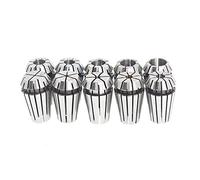 kimllier 10Pcs Carbon Steel ER16 Spring Collet Set 1-10MM Fit for CNC Milling Lathe Tool and Engraving Machine