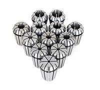 kimllier 12Pcs Carbon Steel ER25 Spring Collet Set 1/8 - 5/8 Inch Fit for CNC Milling Lathe Tool and Engraving Machine