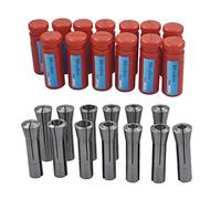 kimllier 13Pcs Carbon Steel R8 Round Hole Spring Collet Set 1/8-7/8 Inch Fit for Machining Turning