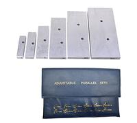 kimllier 6PC Adjustable Precision Parallel Set 3/8-2-1/4 Inch
