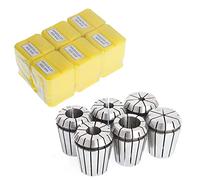 kimllier 6Pcs Carbon Steel ER32 Spring Collet Set 1/8-3/4 Inch Fit for CNC Milling Lathe Tool and Engraving Machine