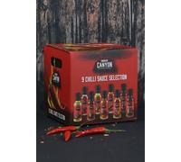 Kimm and Miller (UK) Ltd 9 Hot Sauce Gift Set Selection Pack in Red | Size: 405ml Kimm and Miller (UK) Ltd Red 405ml