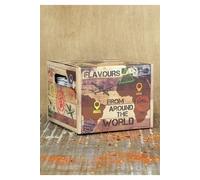 Kimm and Miller (UK) Ltd Around The World Seasoning Set - 9 Sauces Oils & Spices in Beige | Size: 361g Kimm and Miller (UK) Ltd Beige 361g