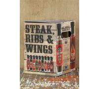 Kimm and Miller (UK) Ltd Steak Ribs & Wings Selection Set in Beige | Size: 450ml Kimm and Miller (UK) Ltd Beige 450ml
