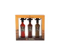 Kimm and Miller (UK) Ltd Yellowstone 3 Chilli Sauce Set in Yellow | Size: 150ml Kimm and Miller (UK) Ltd Yellow 150ml