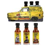 Kimm & Miller Only Fools and Horses Hot Sauce Gift Set - Novelty Chilli Sauce Gifts for Men - 3 x 45ml Bottles - Fun Mens Gift Set for Dad or Birthday Gifts