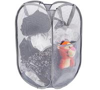 Kimmama Foldable Laundry Baslet,Mesh Standing Laundry Hamper,75L,Vertical