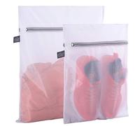 Kimmama Laundry Bag Mesh Wash Bags, Washing Machine Wash Bag, Net Washer Sack with Zipper, Dryer Pouch for Cleaning and Drying Cloths, Garment, Sweater, Delicates, lingerie, Bra, Sock, Toys, Cap, Shoe