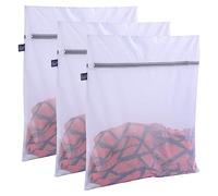 Kimmama Laundry Bag Mesh Wash Bags, Washing Machine Wash Bag, Net Washer Sack with Zipper, Dryer Pouch for Cleaning and Drying Cloths, Garment, Delicates, Intimates, Bra, Pant, Sock, Small Toys