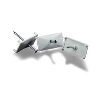 Kimmel 21-400-0022 Nail Disc Cable Attachment Cable Clamp Clamp 22/45-2.5 x 60 m.F. Pack of 50 Light Grey 22/45