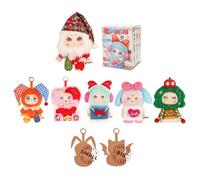 KIMMON Blind Box Collectible Plush Toy - Happy Occasions Series, Festive Celebrations, 6 Figures + 2 Secrets, 18 cm - 1 Random Unit (DEQUBE 920D00351)