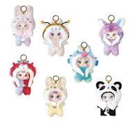 KIMMON Blind Box Plush Figure for Collecting, Dreams of the Wilderness Series, Movable, 6 Figures + 1 Secret, 16-17 cm, 1 Random Unit (Deqube 920D00311)