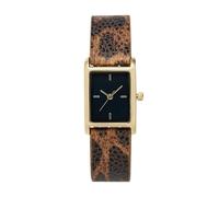 KIMOMT Womens Watches Leather Quartz Watch Waterproof Fashion Wristwatch for Women Ladies Girls (T-Leopard Print Gold)