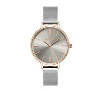 KIMOMT Women's Watches Leather Strap Luxury Quartz Watches Waterproof Fashion Creative Wrist Watch for Women Girls Ladies, Mesh band - silver, Bracelet
