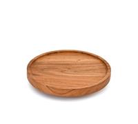 Kimona Lazy Susans Acacia Wood Kitchen Organizer for Cabinet, Kitchen Turntable Storage for Table, Countertop (9" X 9" X 1.75")