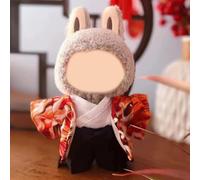 Kimono Clothes Sets Suitable for 17cm Dolls ,Cute Colorful Outfit Suitable for 6.69inch Doll Soft Clothing Replacement (Red)