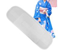 Kimono Waistband, Japanese Koshihimo Inner Belt, Adjustable Women's Belt, Japanese Kimono Robe Belt, Traditional Vintage Judo Wrap Waistband for Yukata and Kimono, White, Siehe Beschreibung