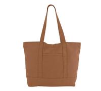 Kimood Women's Cotton Washed Tote Bag in Light Brown Kimood Light Brown One Size