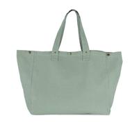 Kimood Women's Washed Cotton Shopper Bag in Green Kimood Green One Size