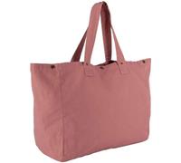 Kimood Women's Washed Cotton Shopper Bag in Pink Kimood Pink One Size