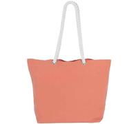 Kimood Women's Washed Cotton Tote Bag in Orange Kimood Orange One Size